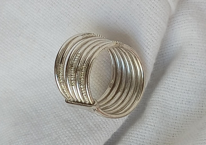 Bague touareg en argent massif