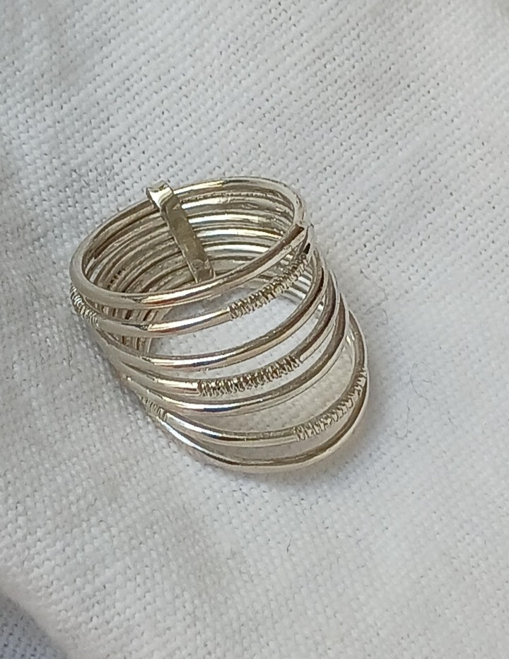 Bague touareg en argent massif