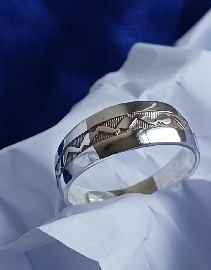Bague touareg en argent massif