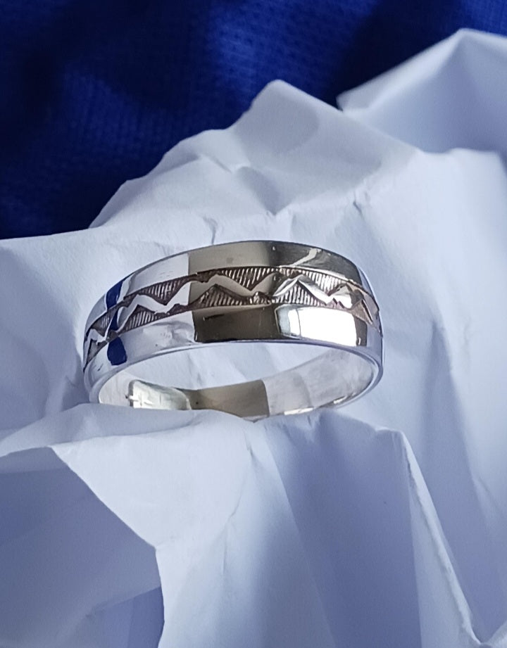 Bague touareg en argent massif