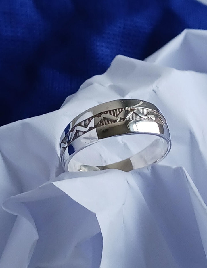 Bague touareg en argent massif