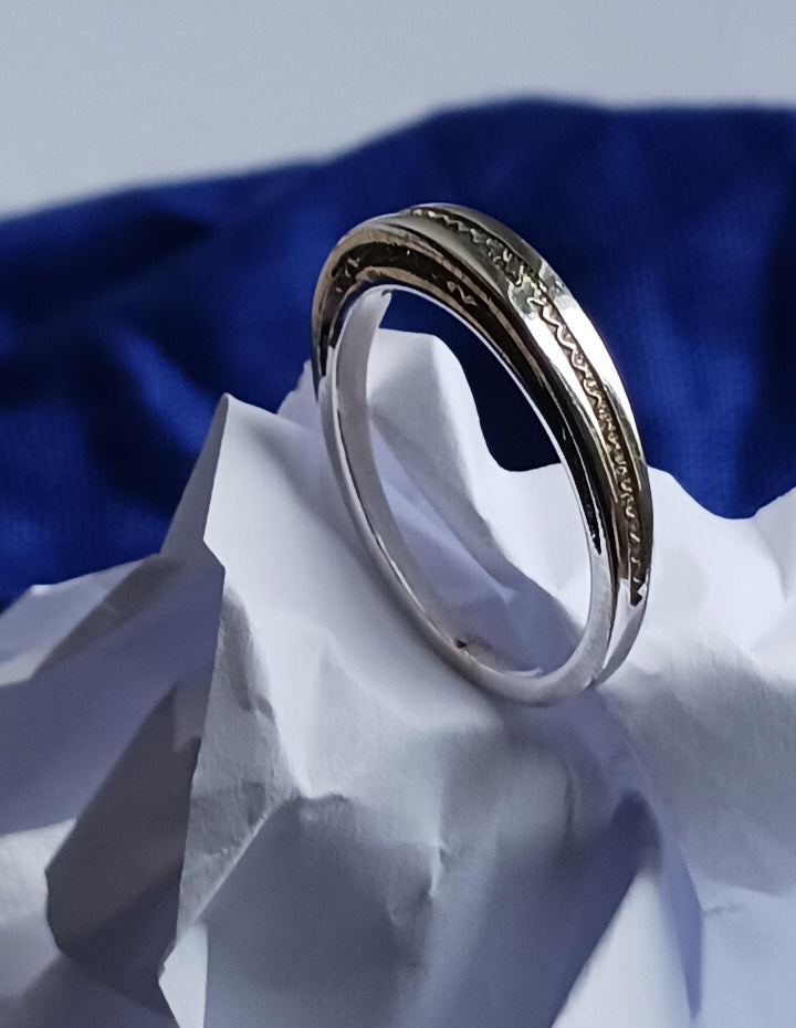 Bague touareg en argent massif
