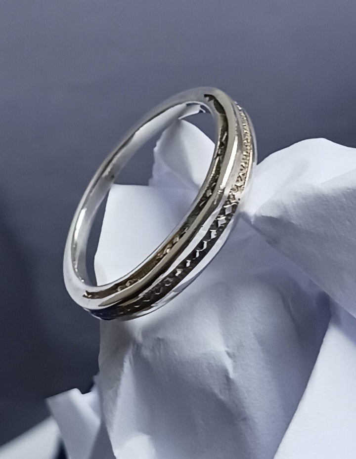 Bague touareg en argent massif