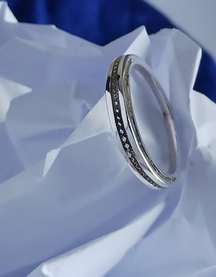 Bague touareg en argent massif