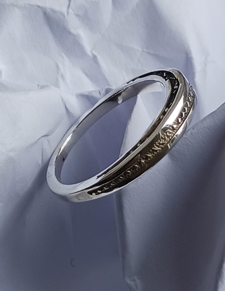 Bague touareg en argent massif