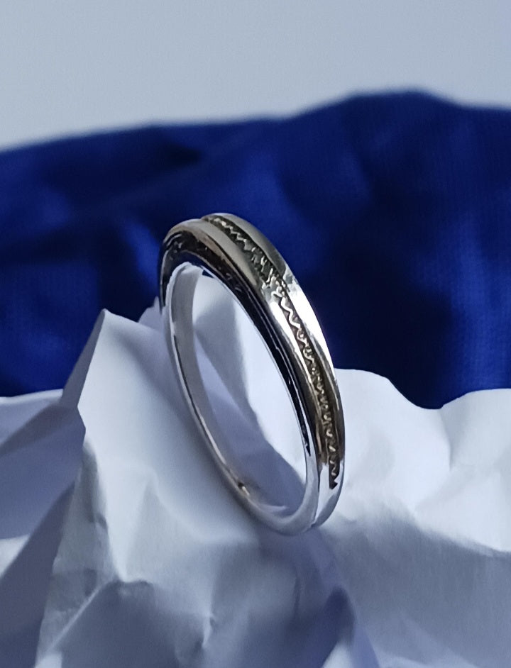 Bague touareg en argent massif