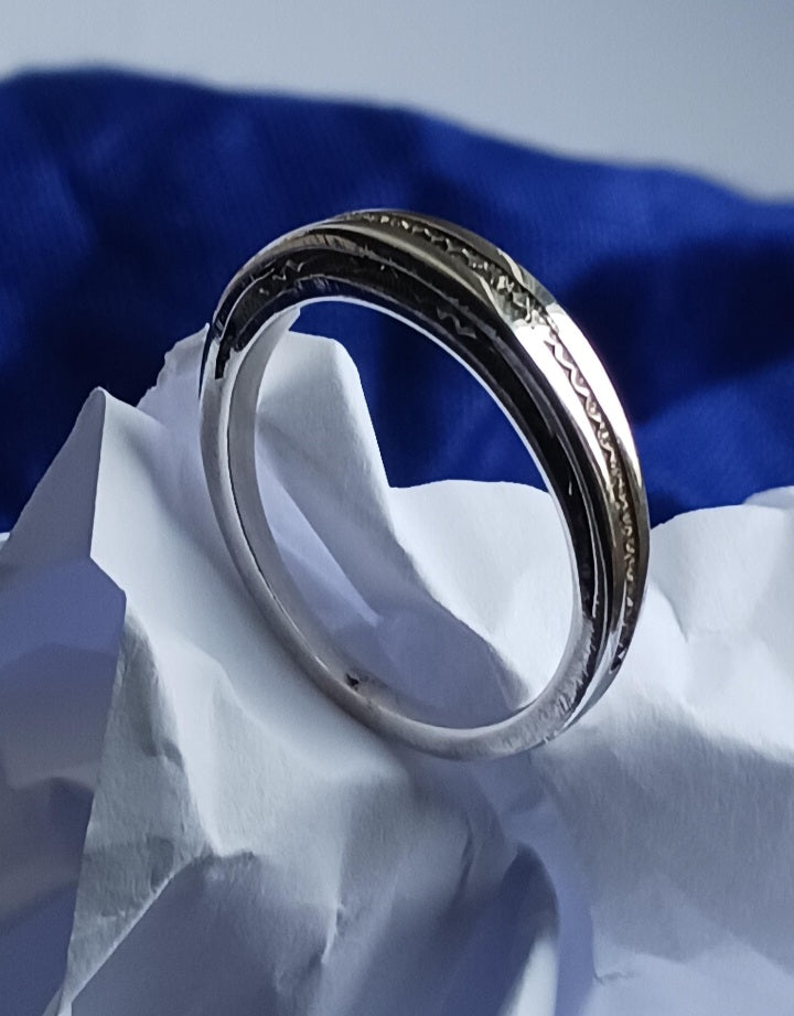 Bague touareg en argent massif