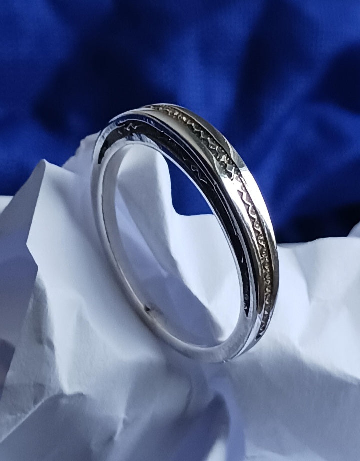 Bague touareg en argent massif