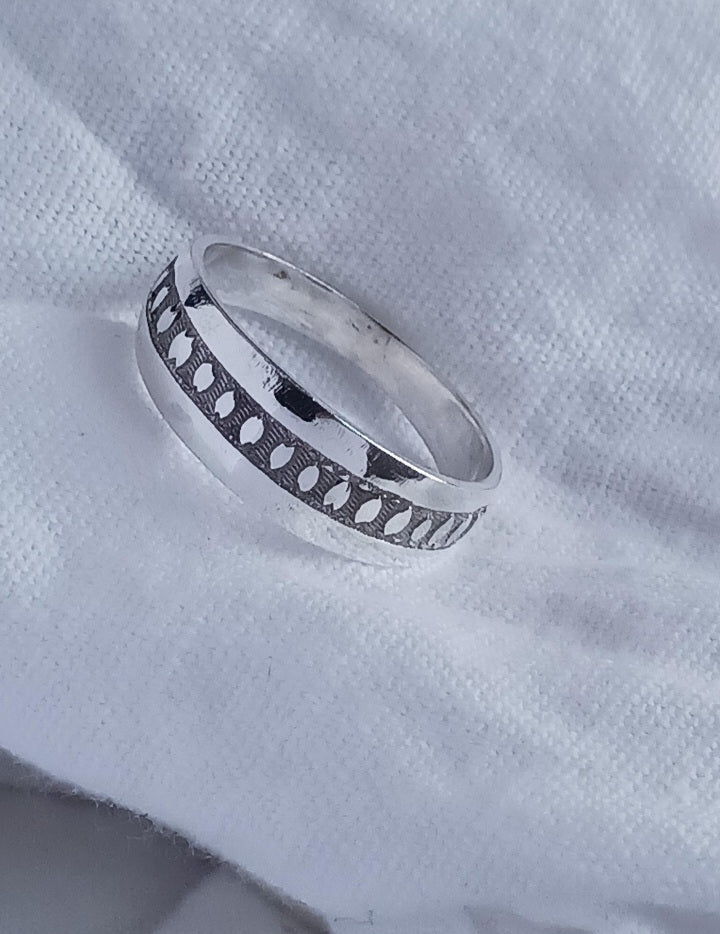 Bague touareg en argent massif