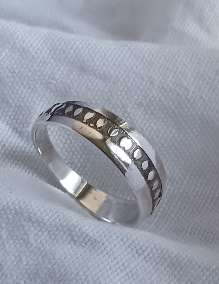 Bague touareg en argent massif