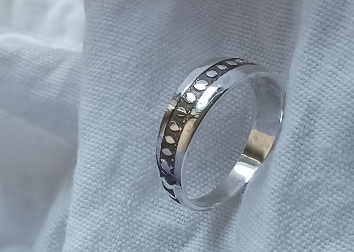 Bague touareg en argent massif