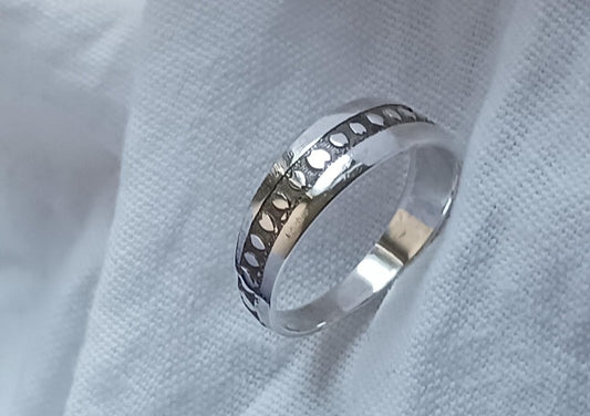 Bague touareg en argent massif