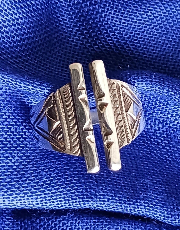 Bague touareg en argent massif