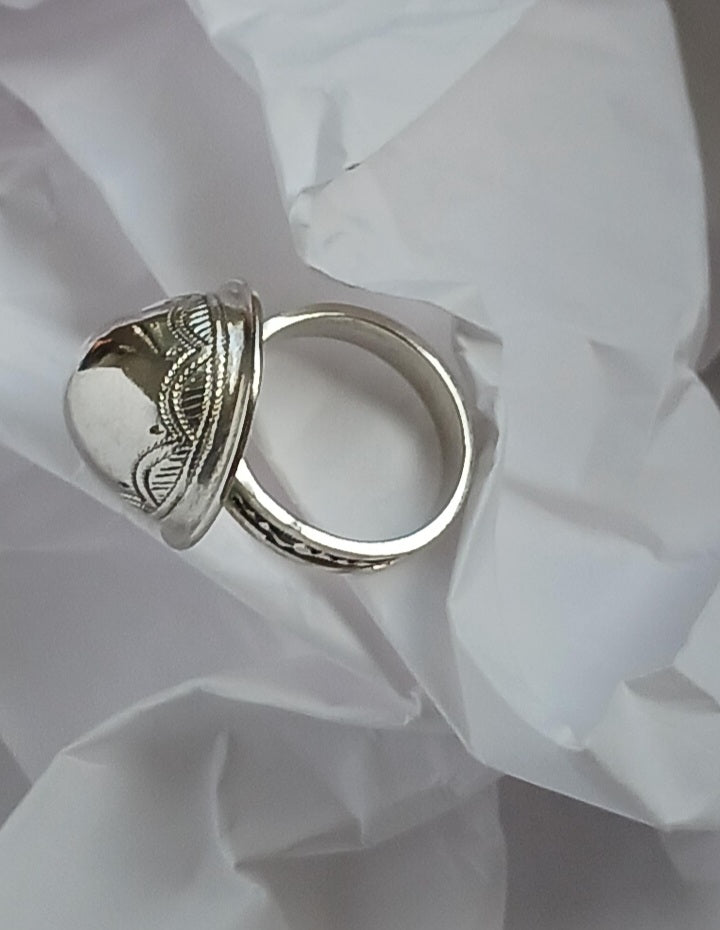 Bague touareg en argent massif