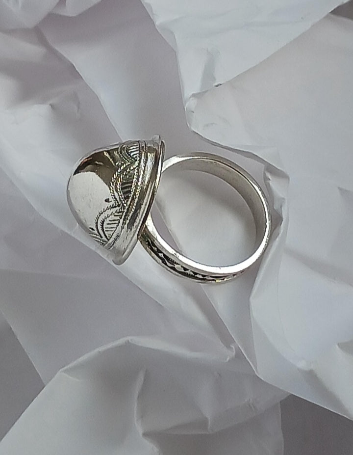 Bague touareg en argent massif