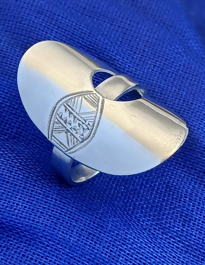 Bague touareg en argent massif