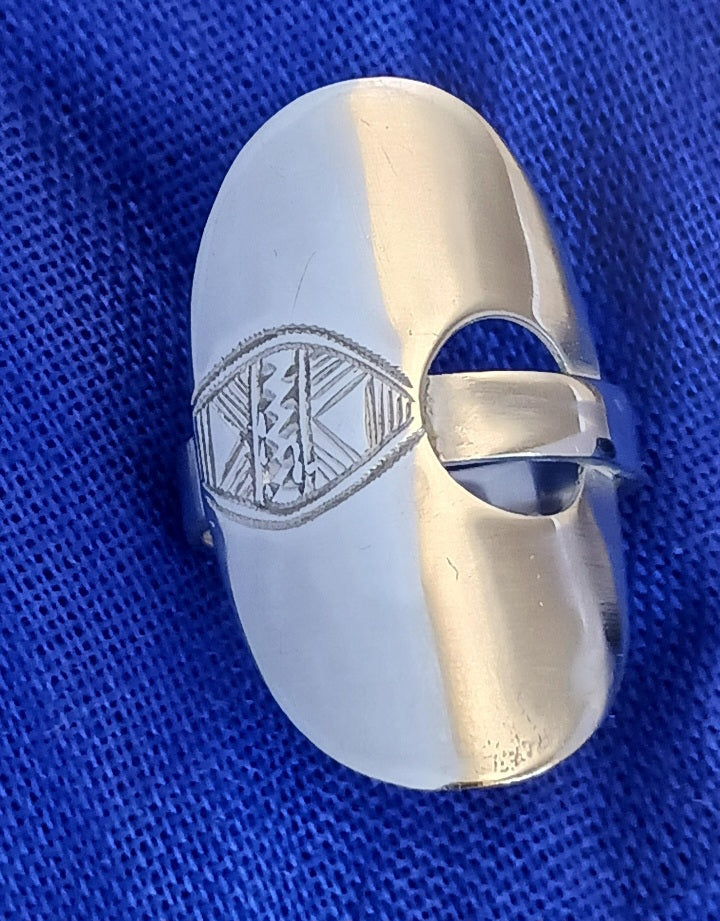 Bague touareg en argent massif