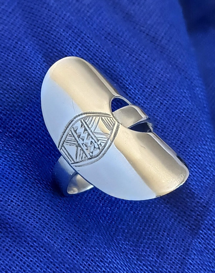 Bague touareg en argent massif