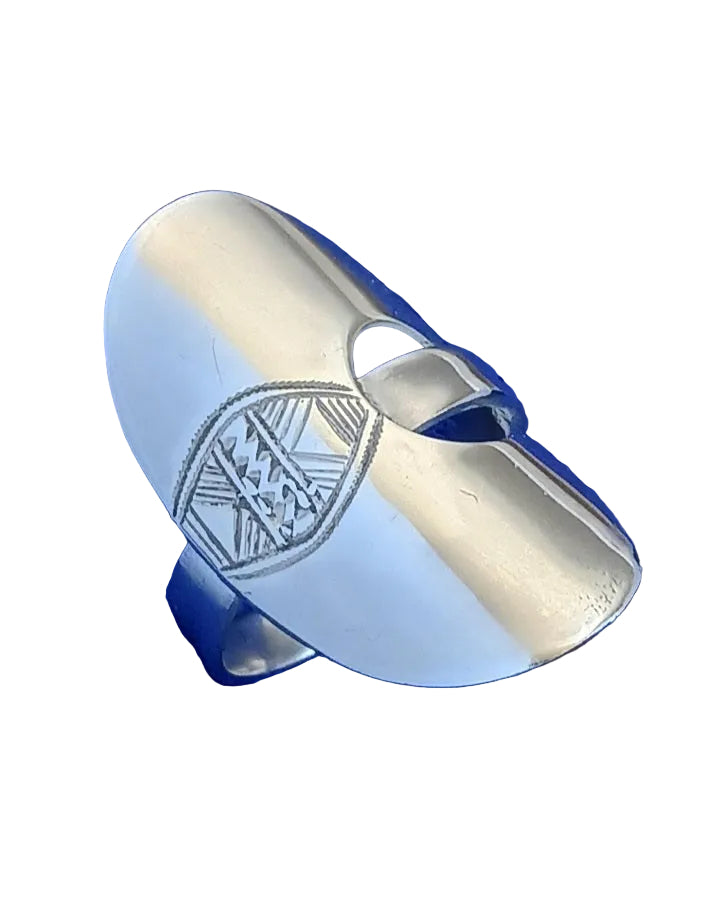 Bague touareg en argent massif