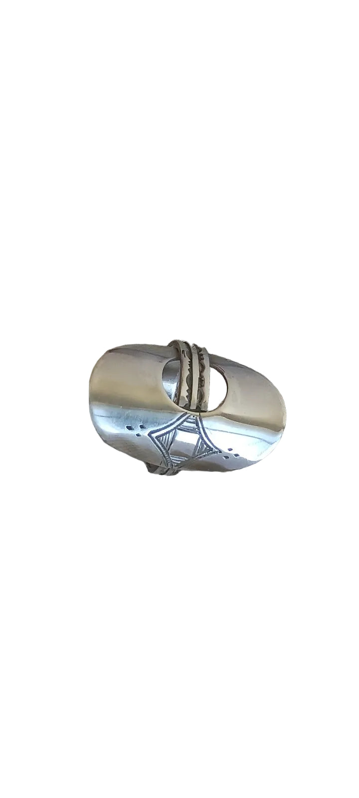 Bague touareg en argent massif