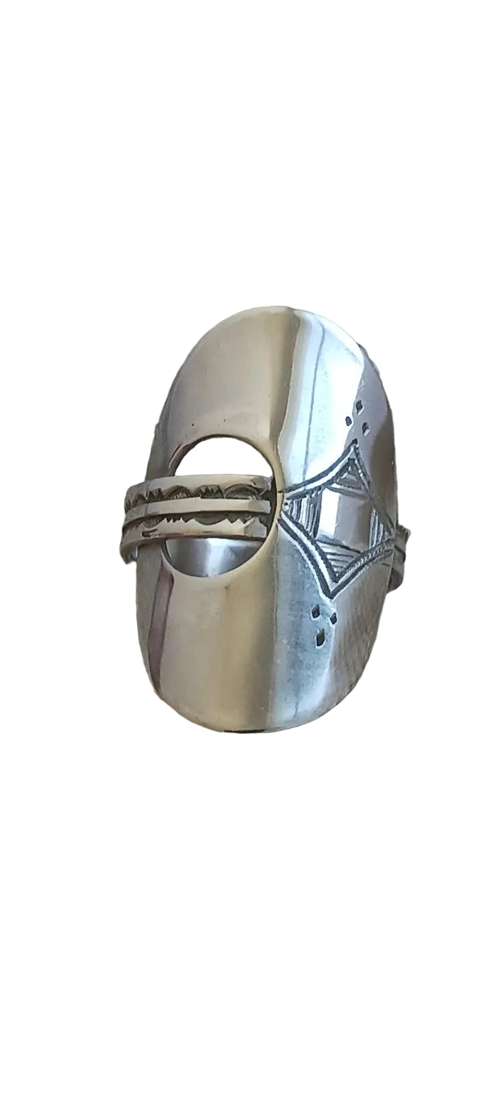 Bague touareg en argent massif