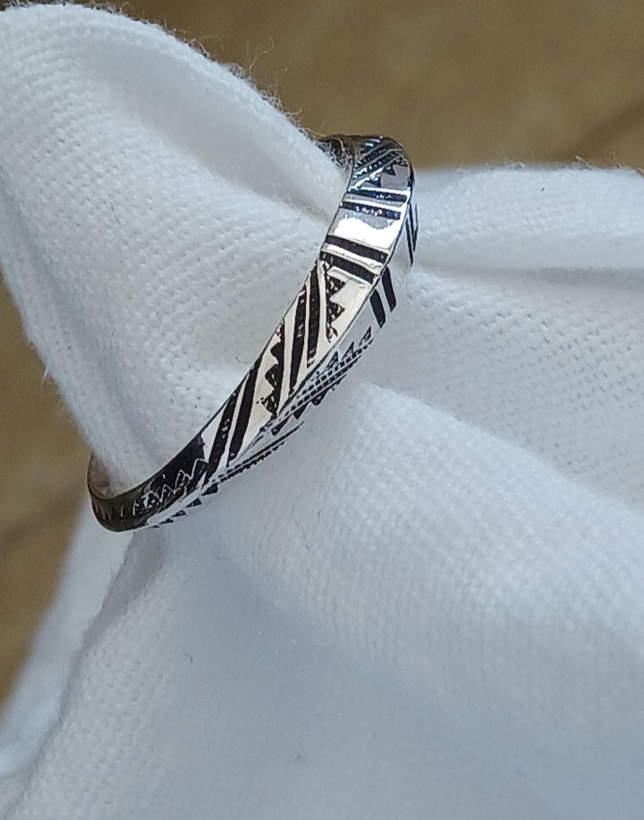 Bague touareg en argent massif