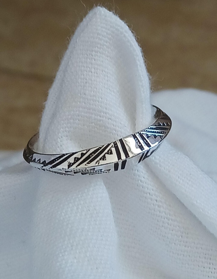 Bague touareg en argent massif