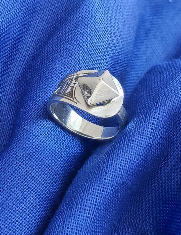 Bague touareg en argent massif