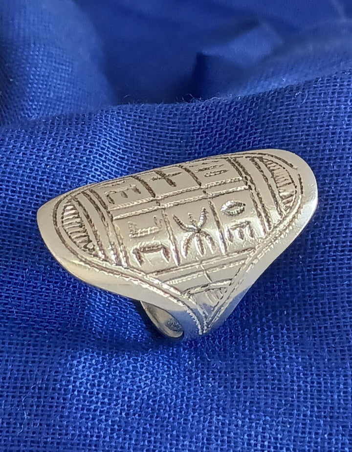 Bague touareg en argent massif