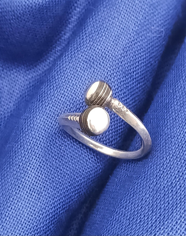 Bague touareg en argent massif