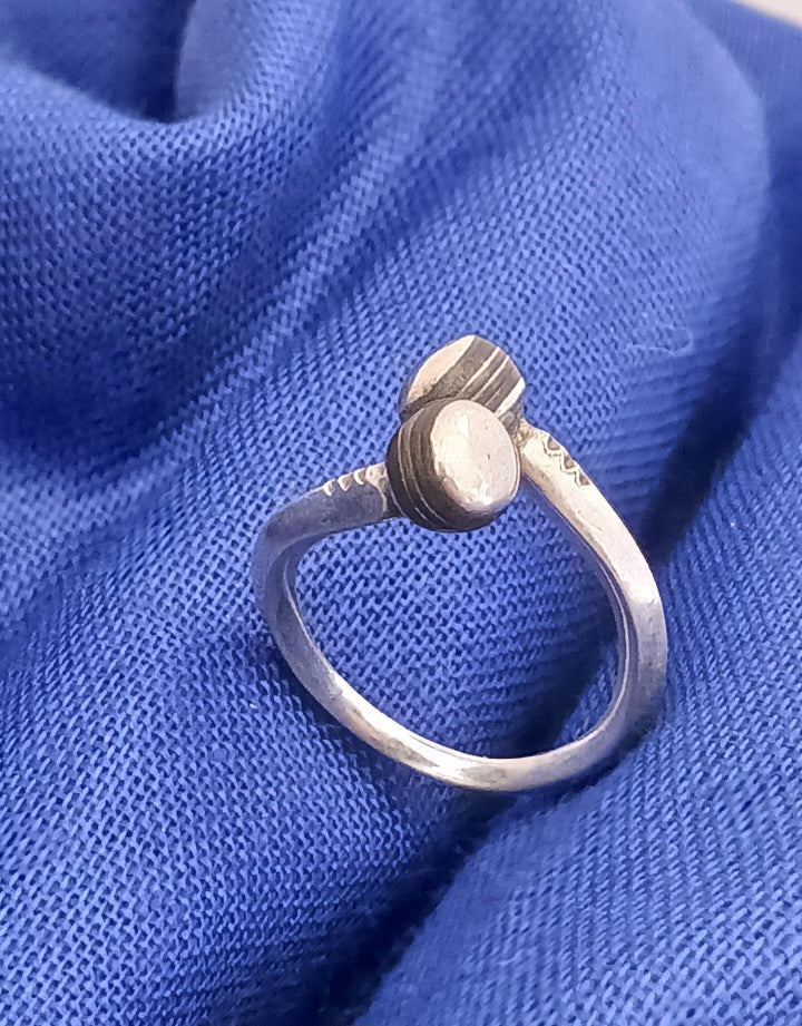 Bague touareg en argent massif