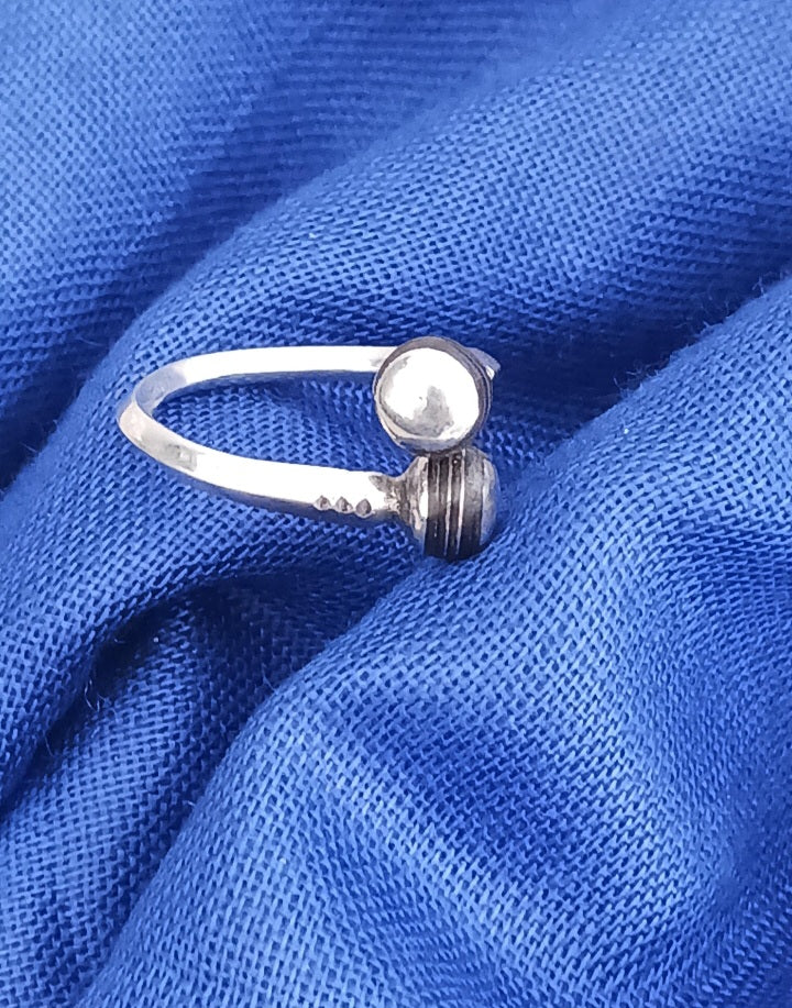 Bague touareg en argent massif