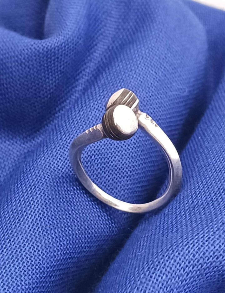 Bague touareg en argent massif