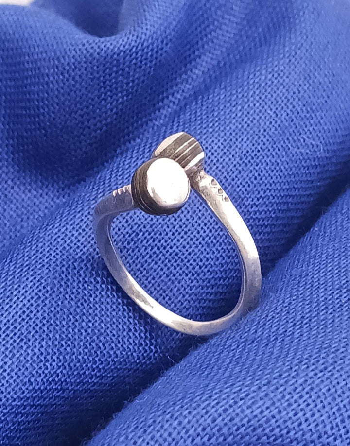 Bague touareg en argent massif