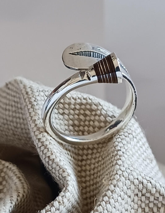 Bague touareg en argent massif