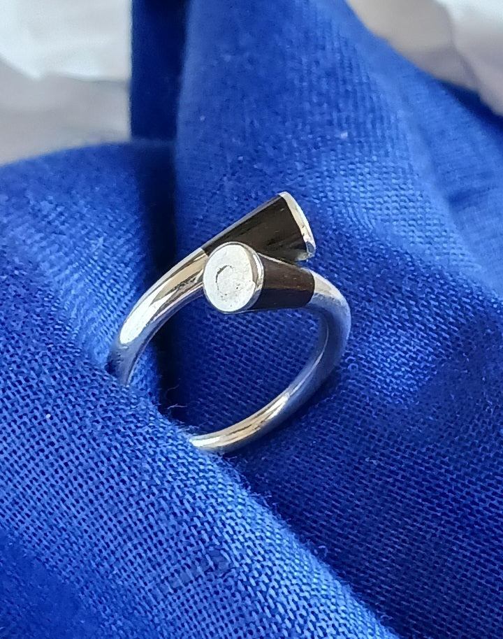 Bague touareg en argent massif