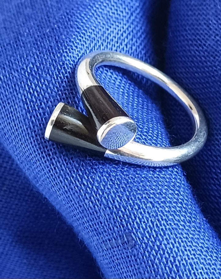 Bague touareg en argent massif