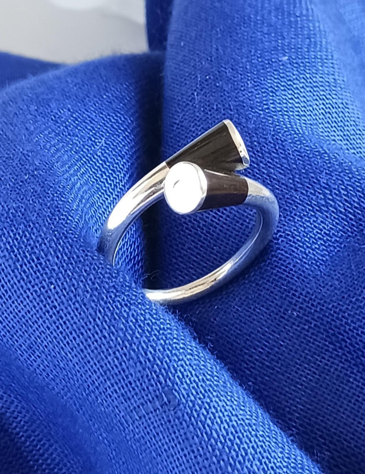 Bague touareg en argent massif