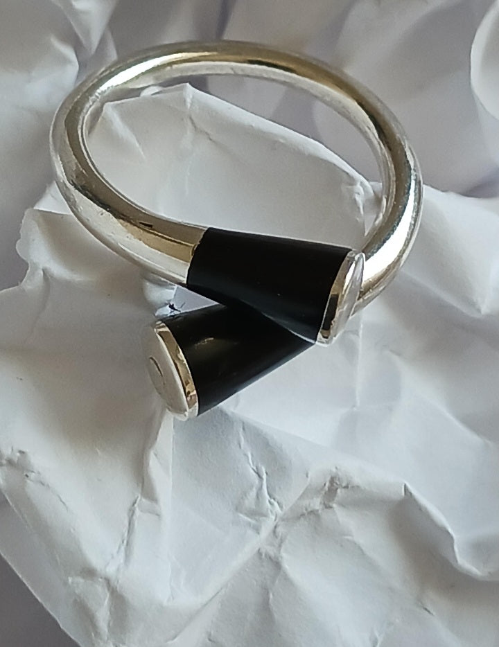 Bague touareg en argent massif