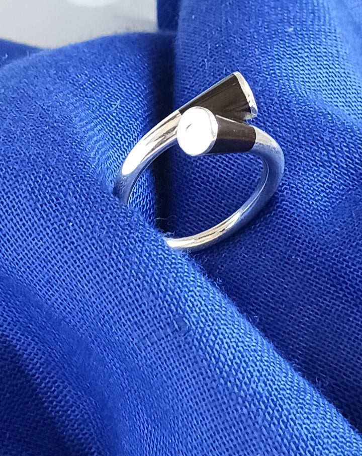Bague touareg en argent massif