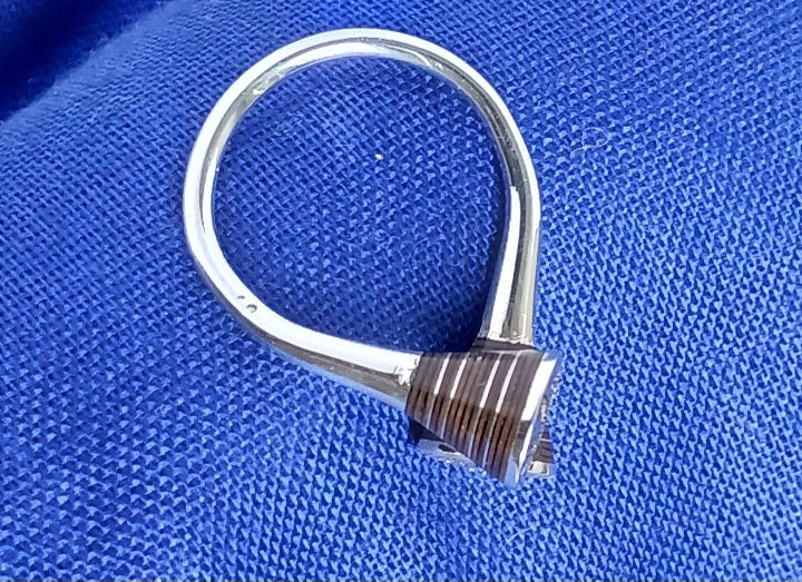 Bague touareg en argent massif