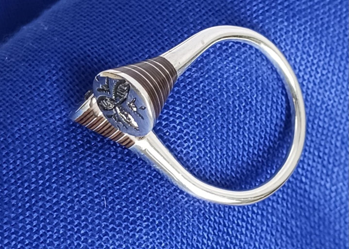 Bague touareg en argent massif