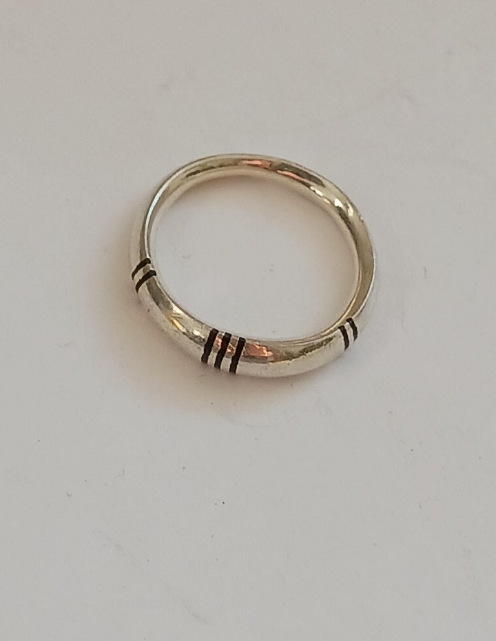 Bague touareg en argent massif