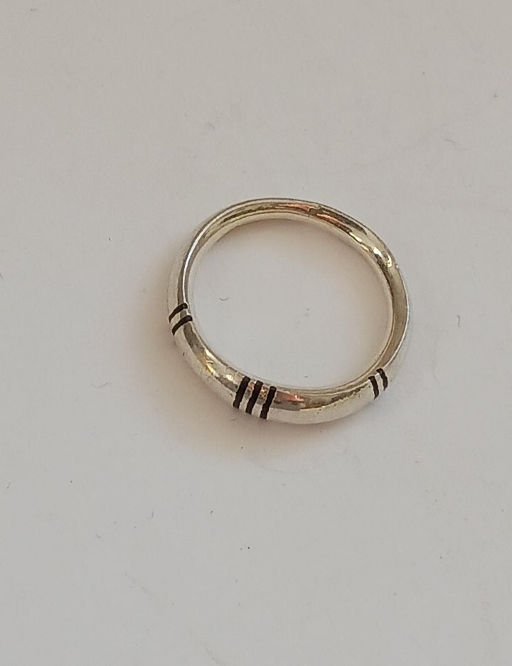 Bague touareg en argent massif