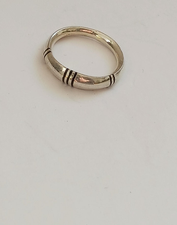 Bague touareg en argent massif