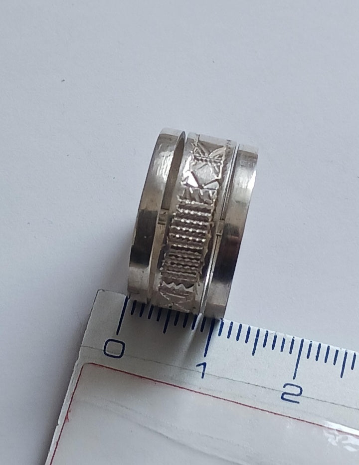 Bague touareg en argent massif