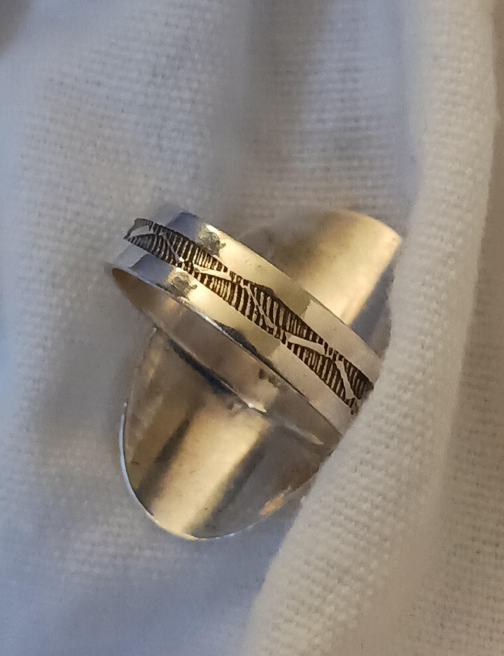 Bague touareg en argent massif