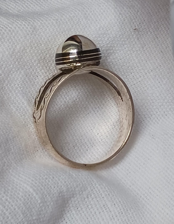 Bague touareg en argent massif