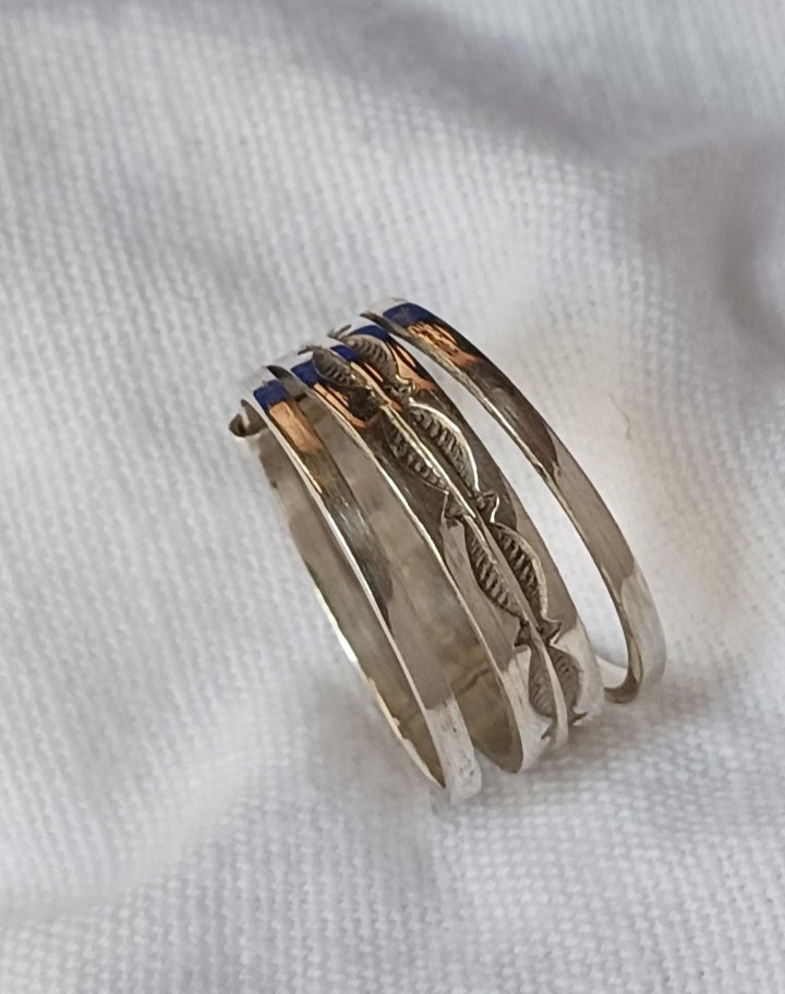 Bague touareg en argent massif