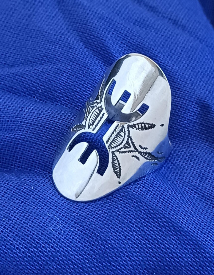 Bague touareg en argent massif